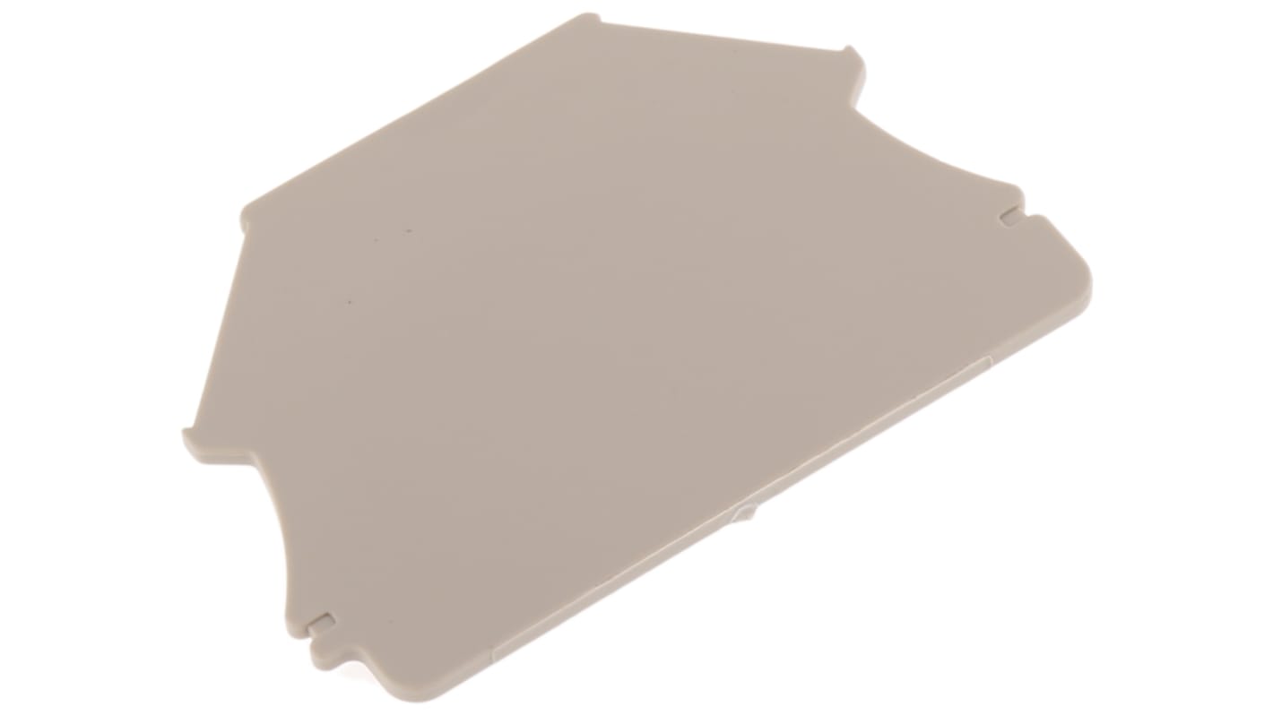 1060000000 Weidmuller W Series End Cover for Use with DIN Rail