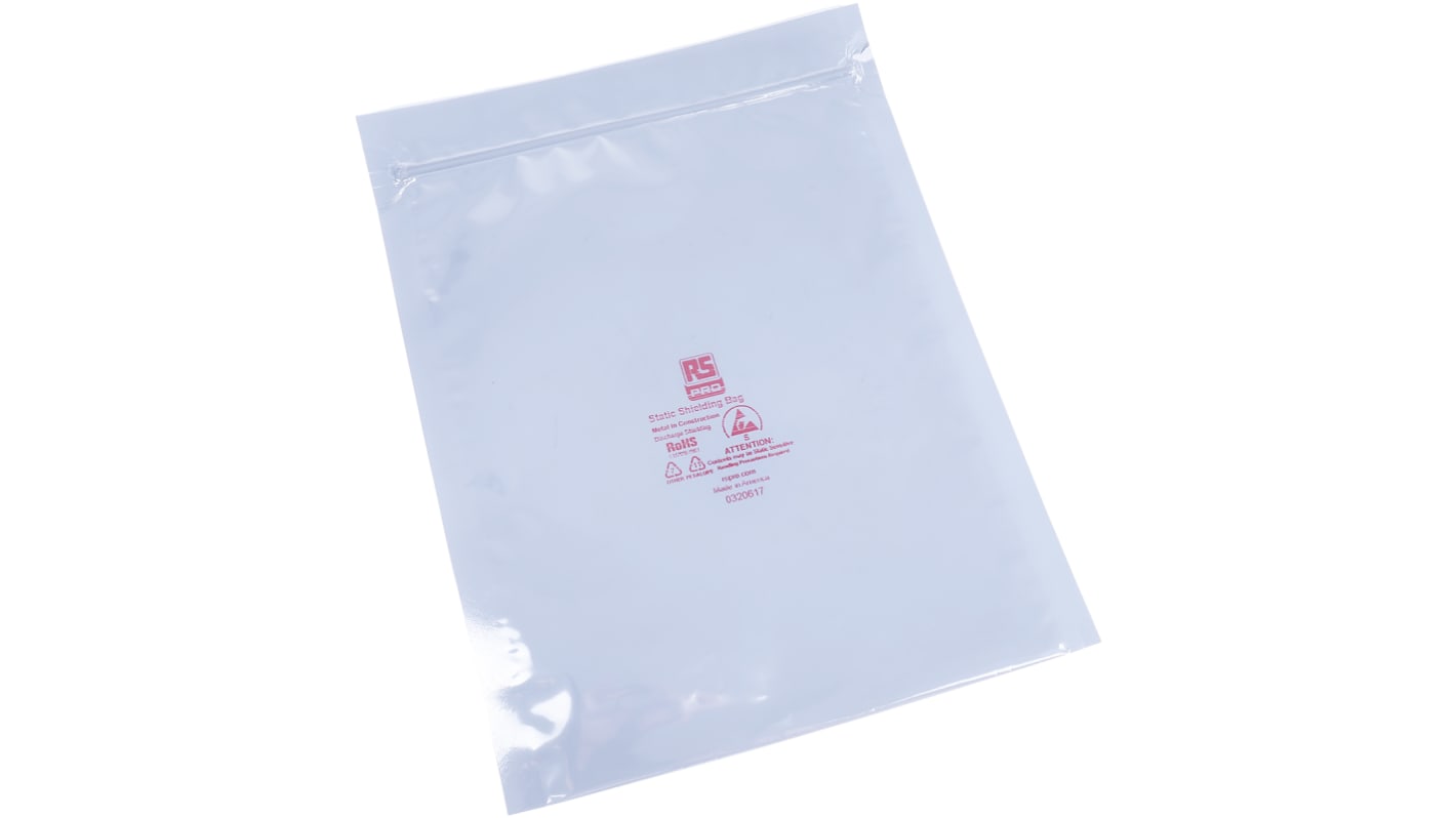 RS PRO Static Shielding Bag 152mm(W)x 203mm(L)