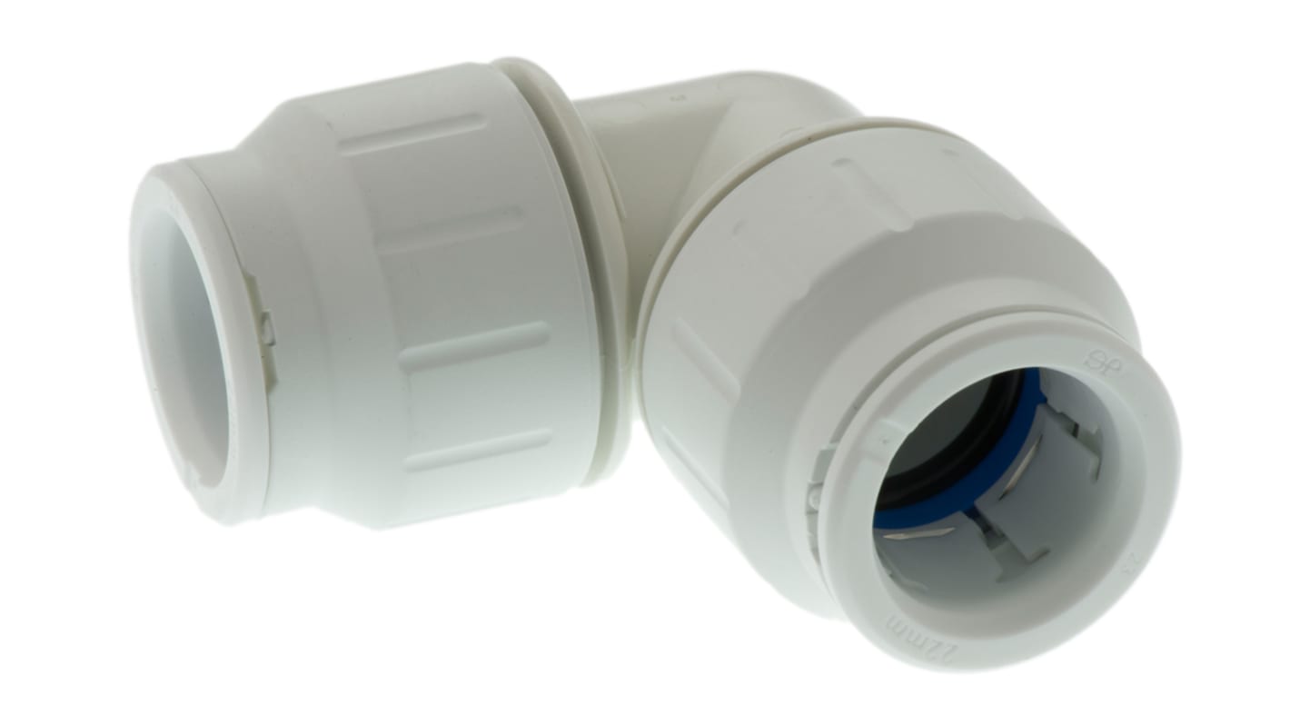 John Guest 90° Elbow PVC Pipe Fitting, 22mm