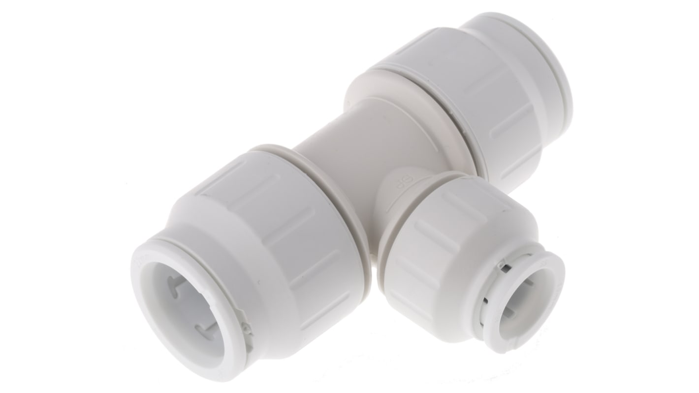 John Guest Reducer Tee PVC Pipe Fitting, 22mm