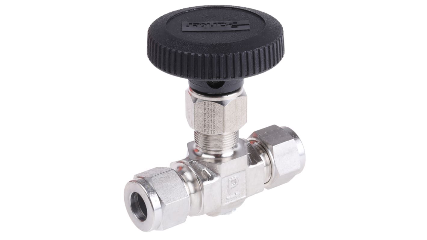 V6 series needle valve,10mm OD 5000psi