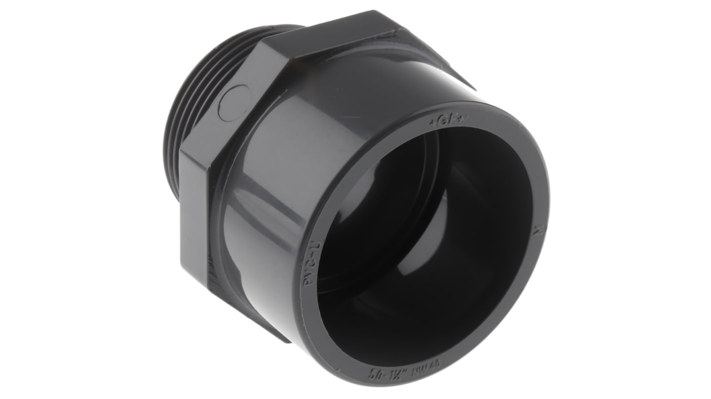 Georg Fischer Straight Adapter PVC Pipe Fitting