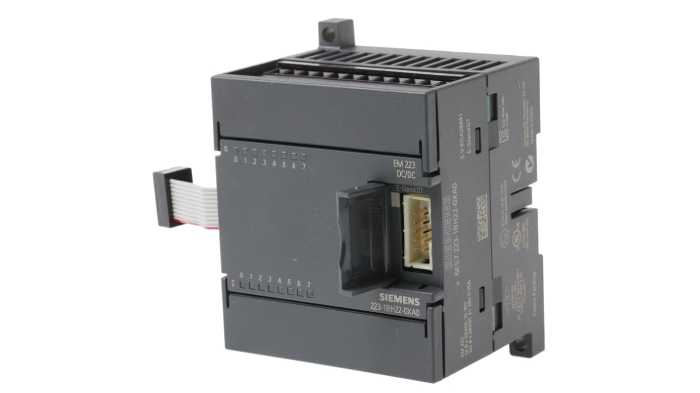 Siemens S7-200 Series PLC I/O Module - 8 Inputs, 8 Outputs, 24 V dc