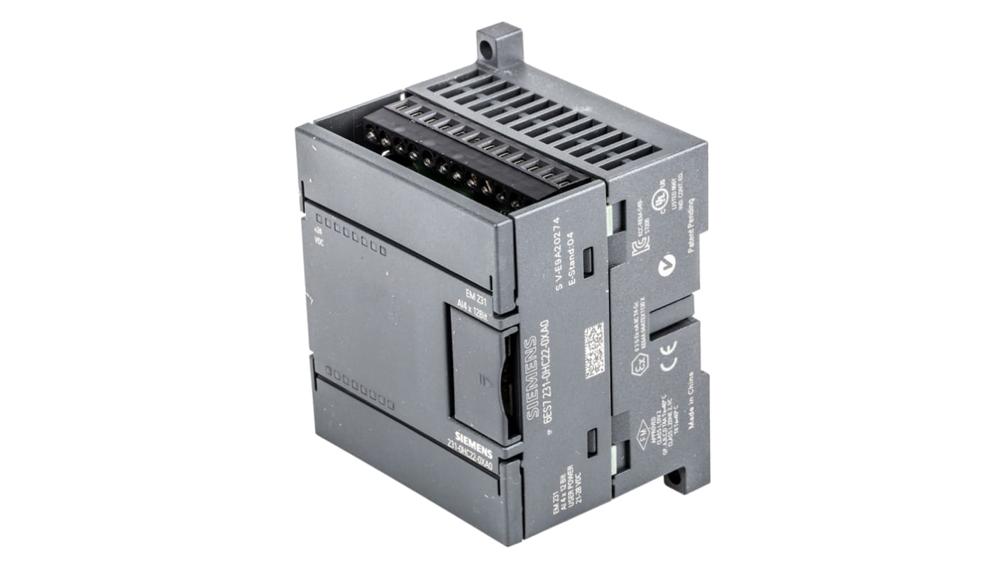 Modulo I/O PLC 6ES7231-0HC22-0XA0, ingresso analogico, 0 → 10 V, per uso con Serie S7-200