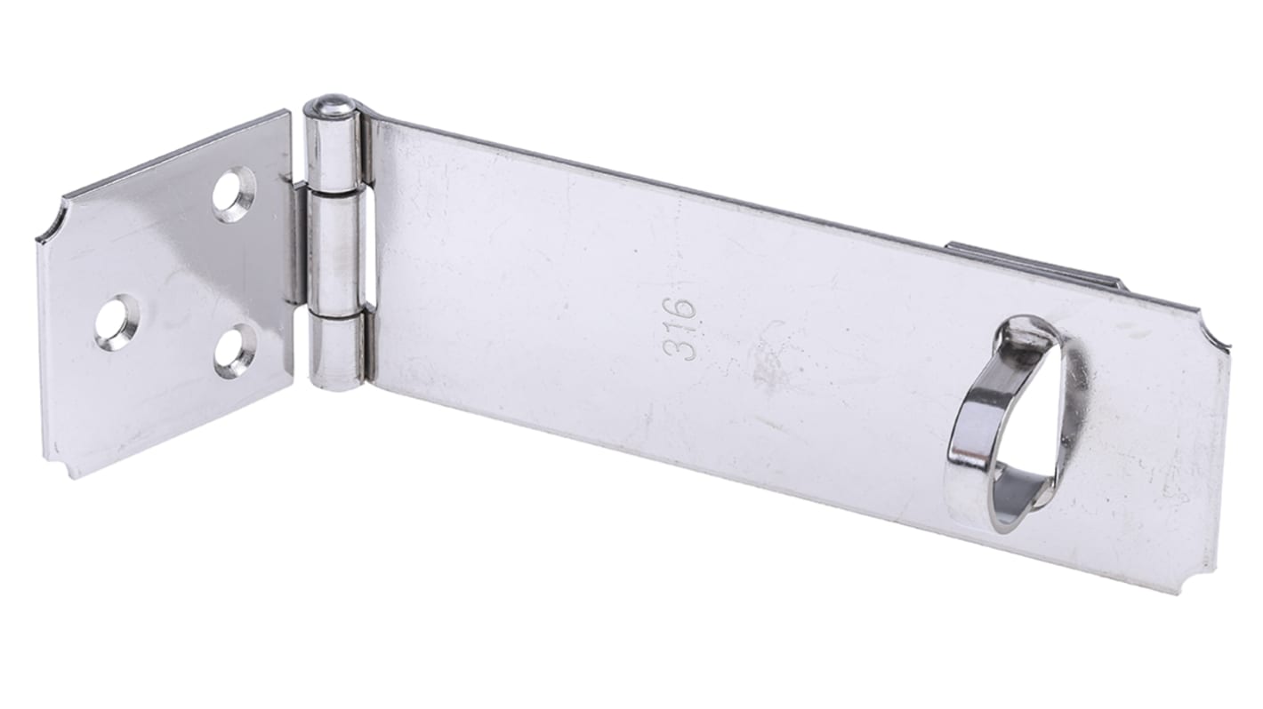 RS PRO Stainless Steel Hasp & Staple, 114 x 36mm RS