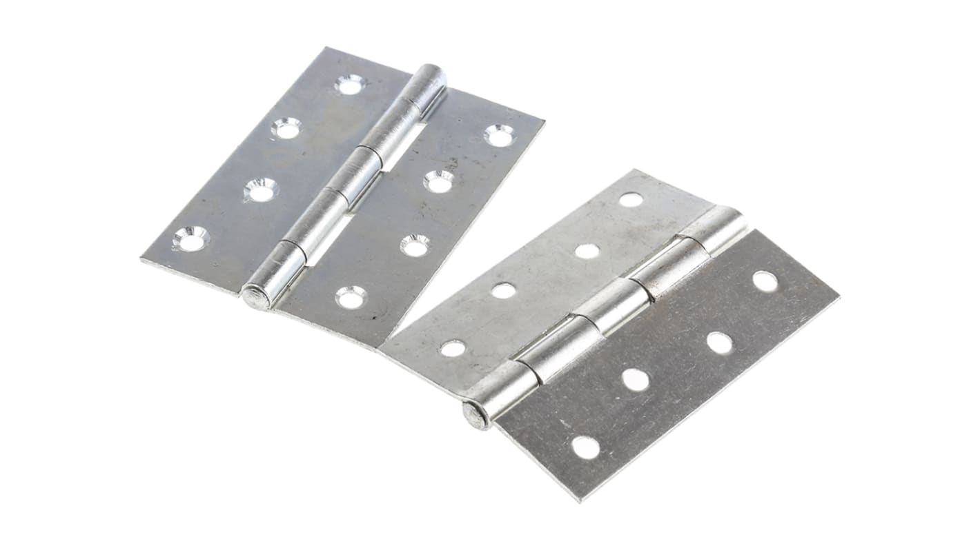 RS PRO Steel Butt Hinge, Screw Fixing, 100mm x 71mm x 1.75mm