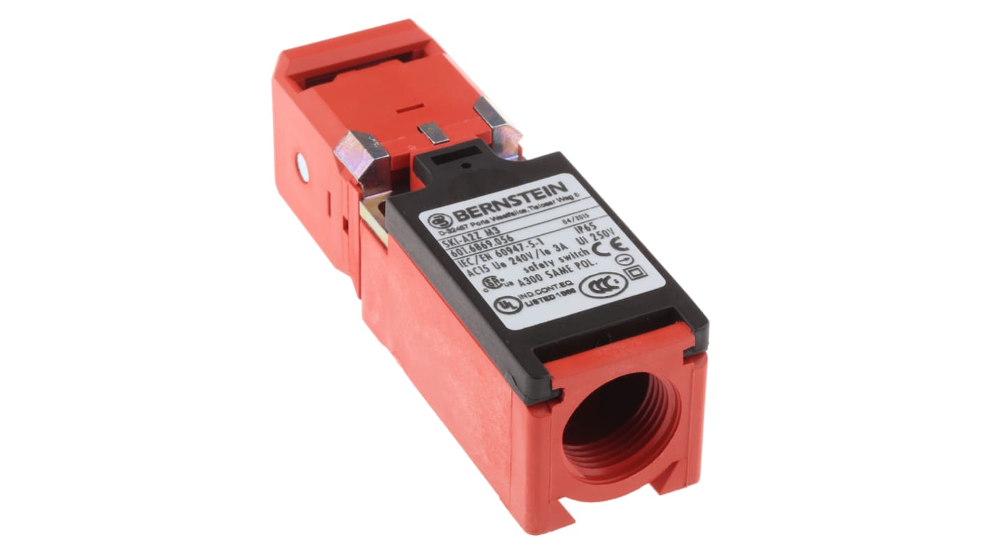 Bernstein AG SKI Safety Interlock Switch, 2NC, Keyed Actuator Included, Glass Fibre Reinforced Thermoplastic