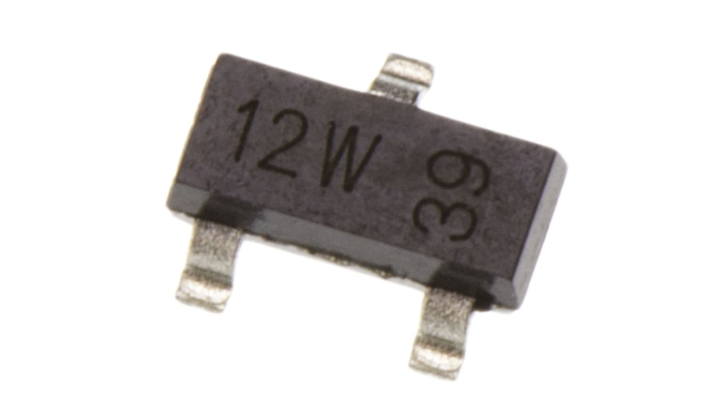 MOSFET Nexperia 2N7002,215, VDSS 60 V, ID 300 mA, SOT-23 de 3 pines, config. Simple