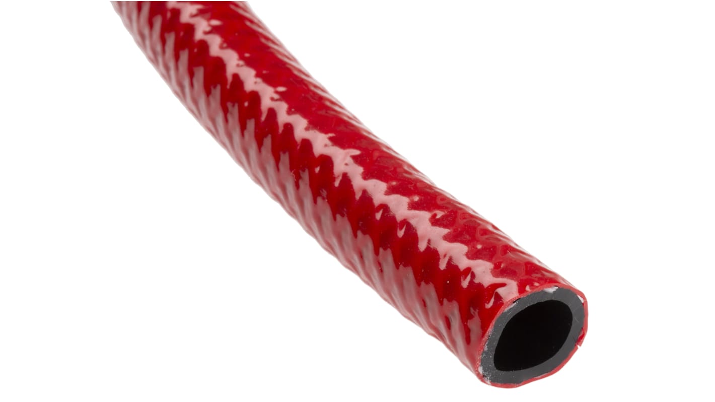 RS PRO Schlauch, Ø 9.75mm 13.75mm Rot PVC Übertragung 13 bar für Druckluft x 30m