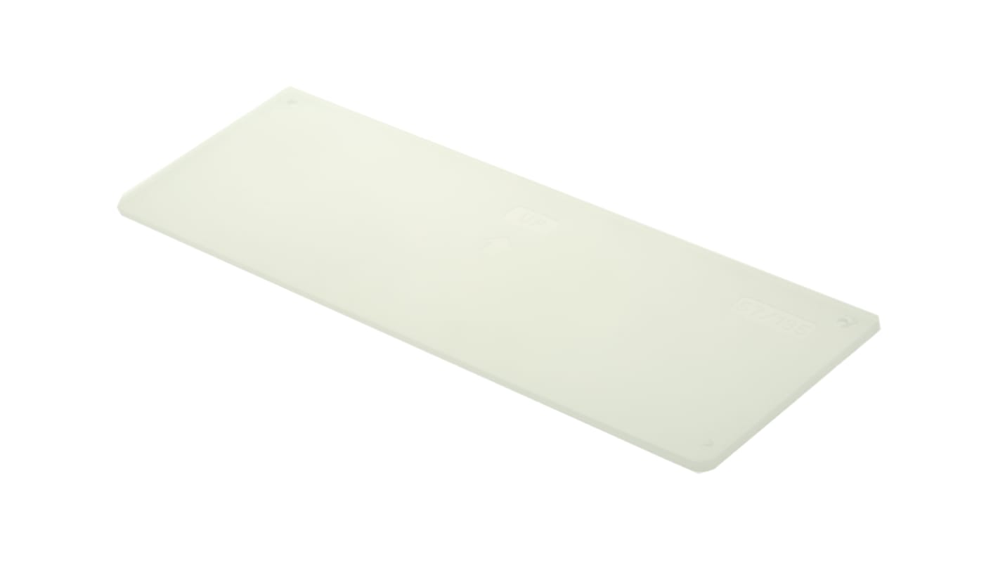 Raaco Drawer Dividers, 50mm x 134mm x 2mm, Clear