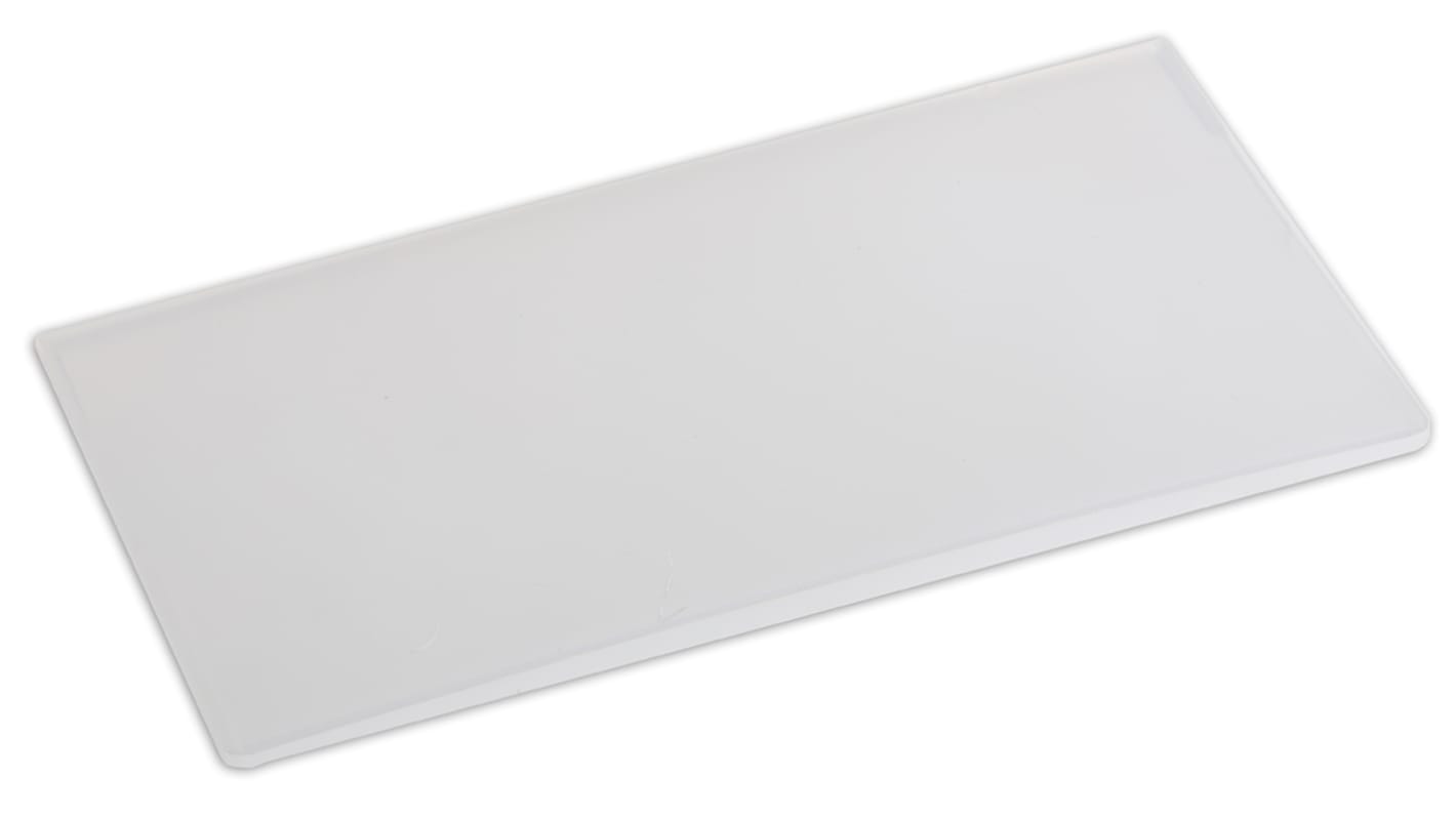 Raaco Stahl Schubladenteiler Blau, Transparent, 155mm x 80mm