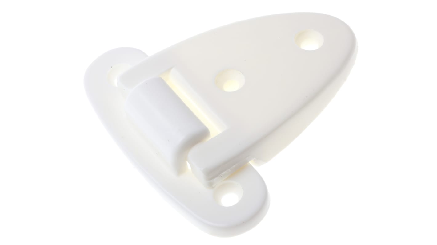 RS PRO Plastic Friction Hinge, Screw Fixing, 61.5mm x 60mm x 13.5mm