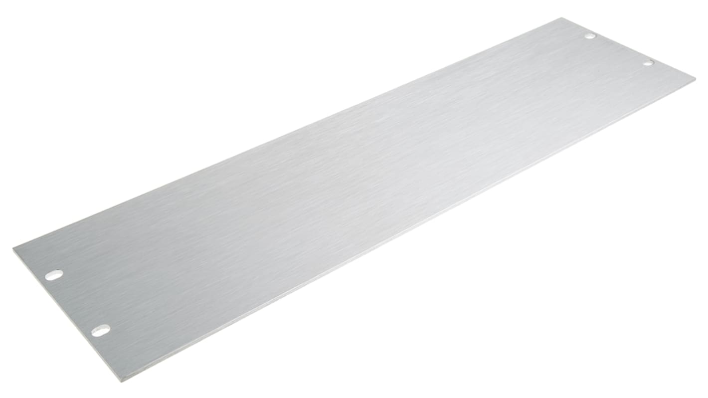 Panel Frontal 3U RS PRO de Aluminio Sin Pintar, 483 x 132mm