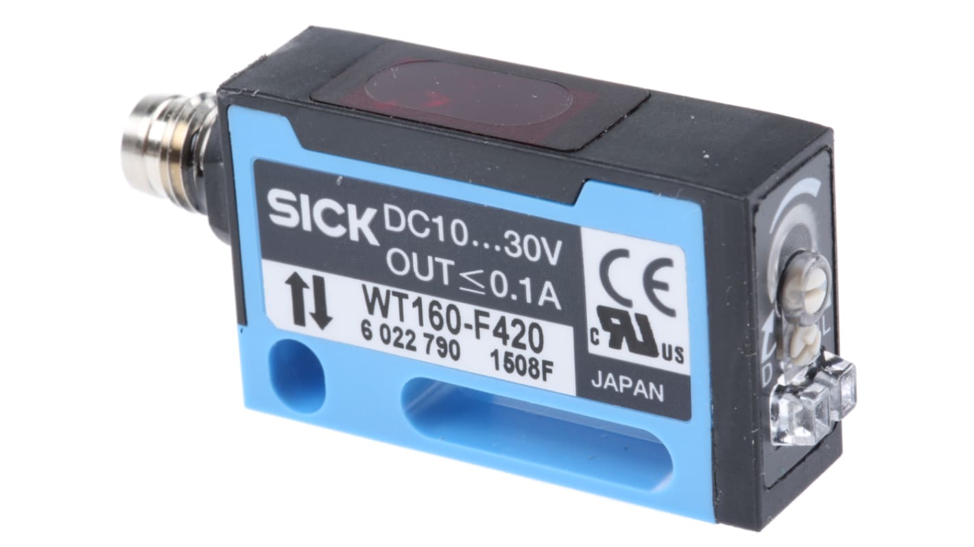 Sick Diffuse Photoelectric Sensor, Block Sensor, 4 → 60 mm Detection Range