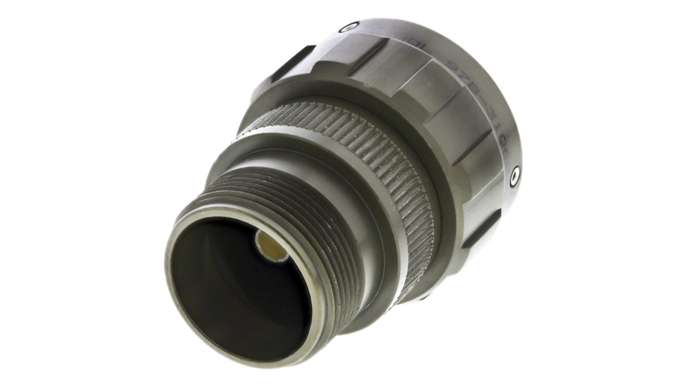 Amphenol Limited, 97B 3 Way Cable Mount MIL Spec Circular Connector Plug, Socket Contacts,Shell Size 22, Bayonet