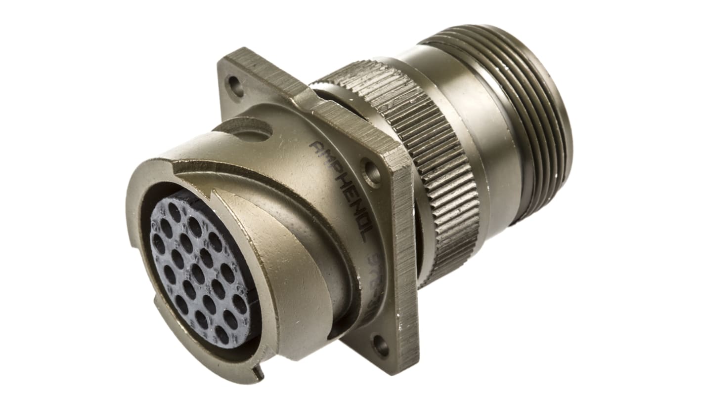 97B3100A20A48S Amphenol, 97B 19 Way Wall Mount MIL Spec Circular