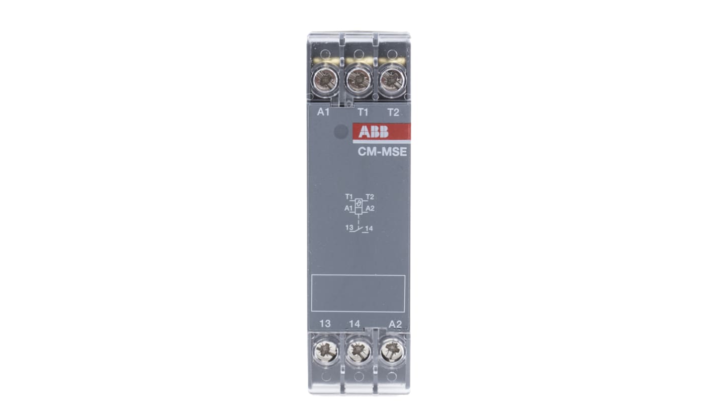 ABB Temperature Monitoring Relay, 1 Phase, SPST, DIN Rail