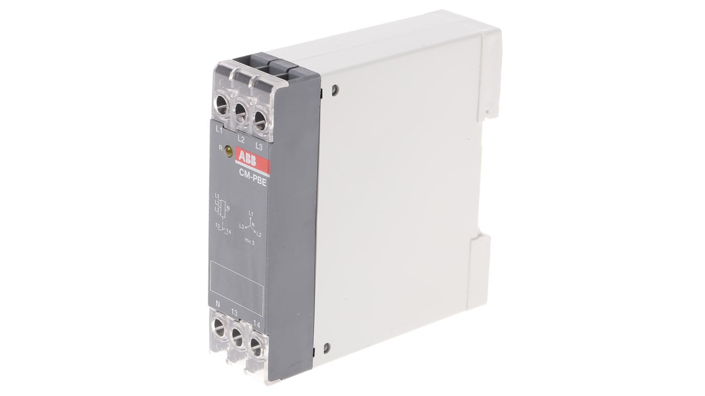 1SVR550881R9400 ABB Phase Monitoring Relay, 1, 3 Phase, SPST, 220 →