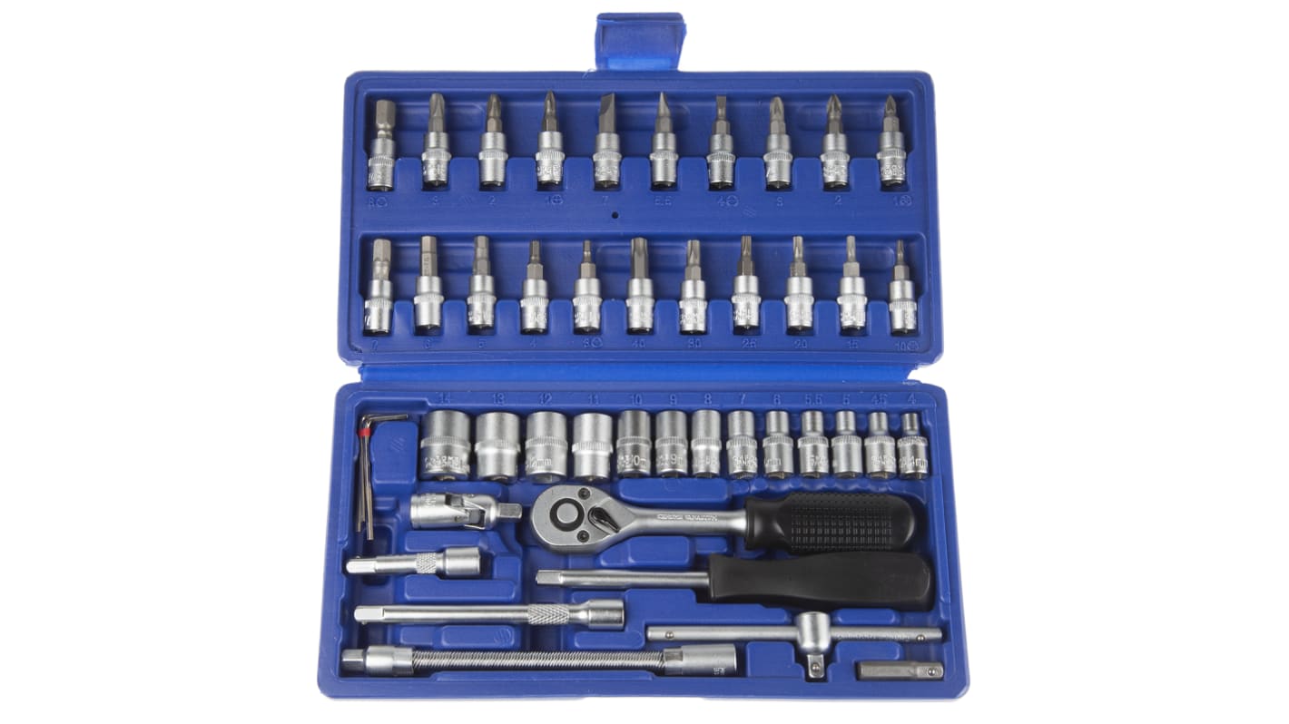 MTI 46-Piece 1/4 in Standard Socket/Bit Set with Ratchet