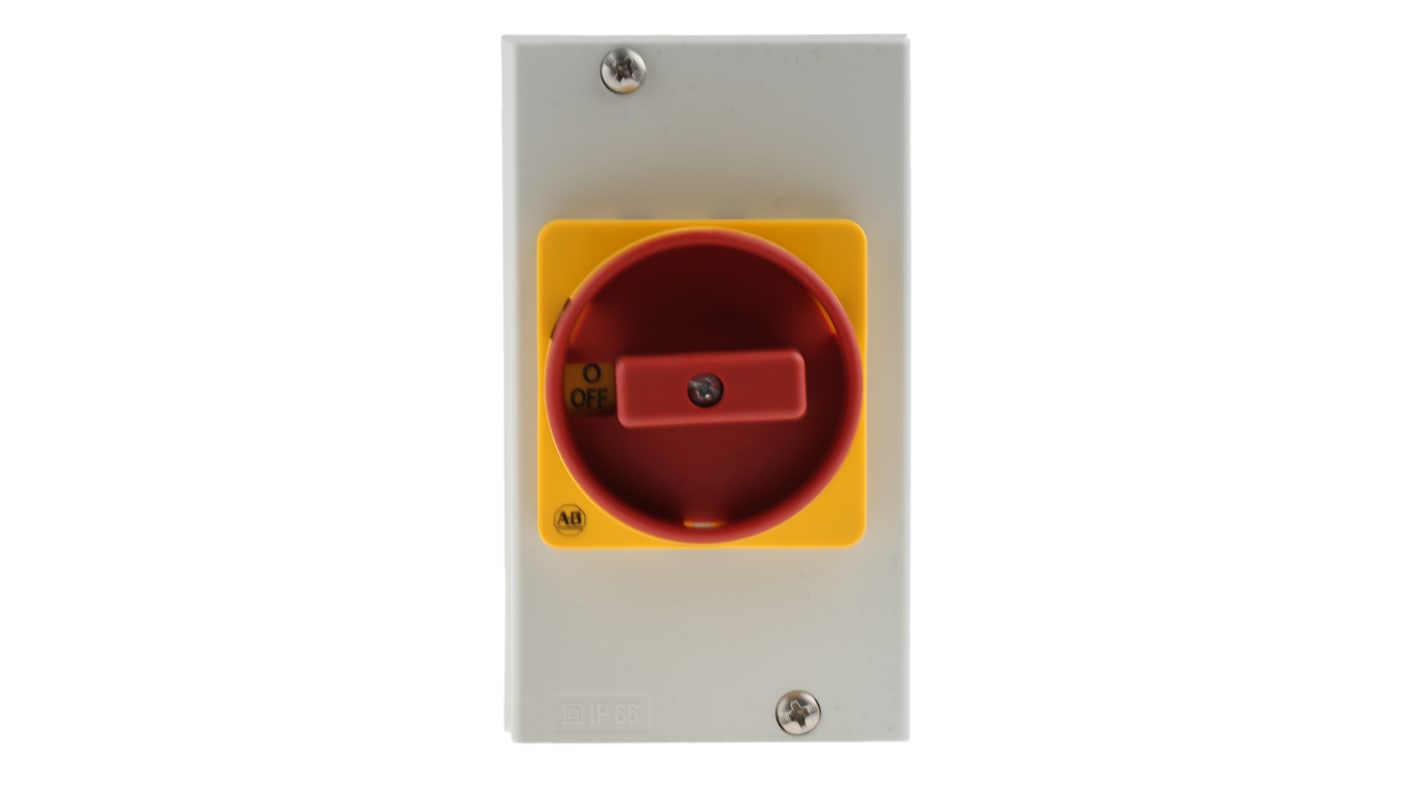 Interruptor seccionador, 3P, Corriente 16A, Potencia 7,5kW, IP66