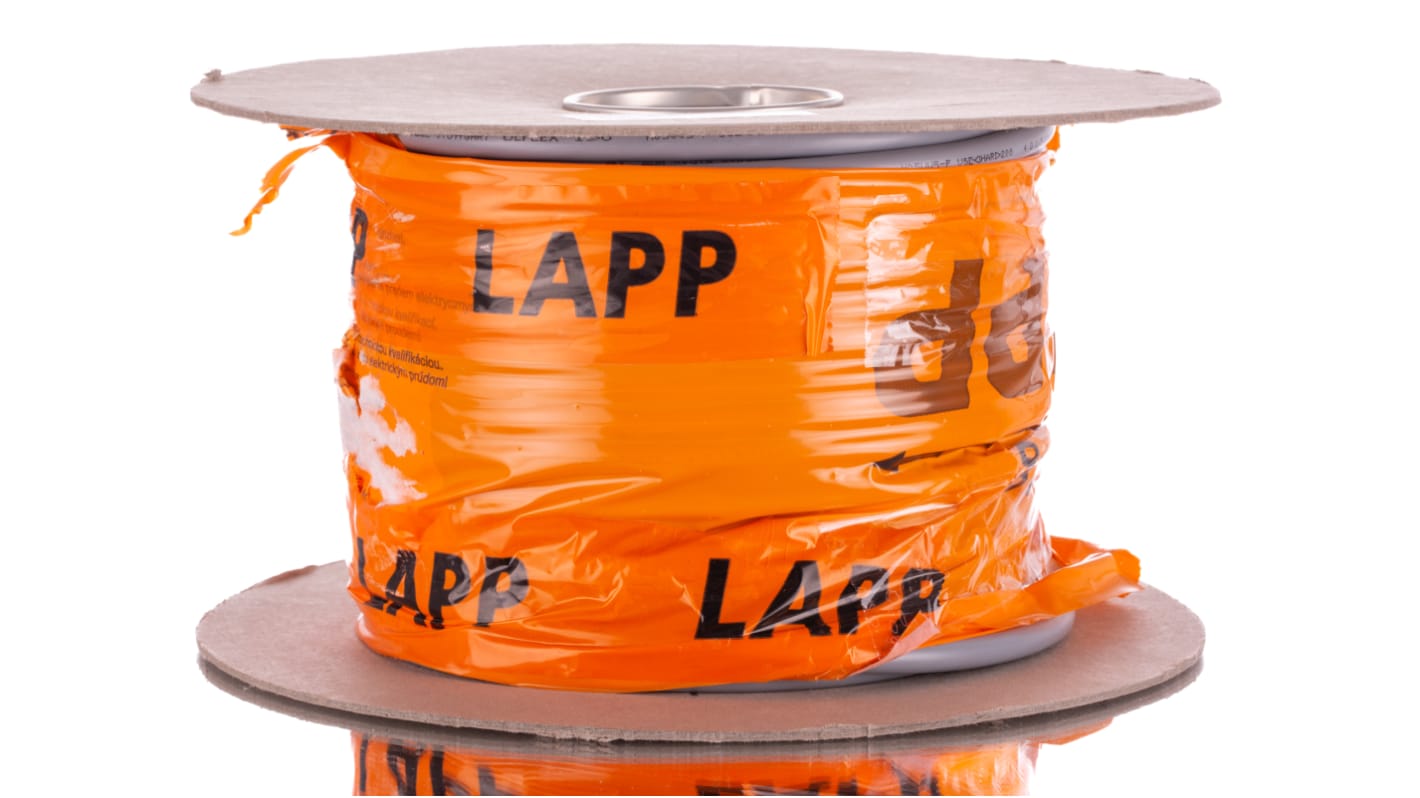 Lapp ÖLFLEX 150 Control Cable, 4 Cores, 1.5 mm², Unscreened, 50m, Grey PVC Sheath, 16 AWG