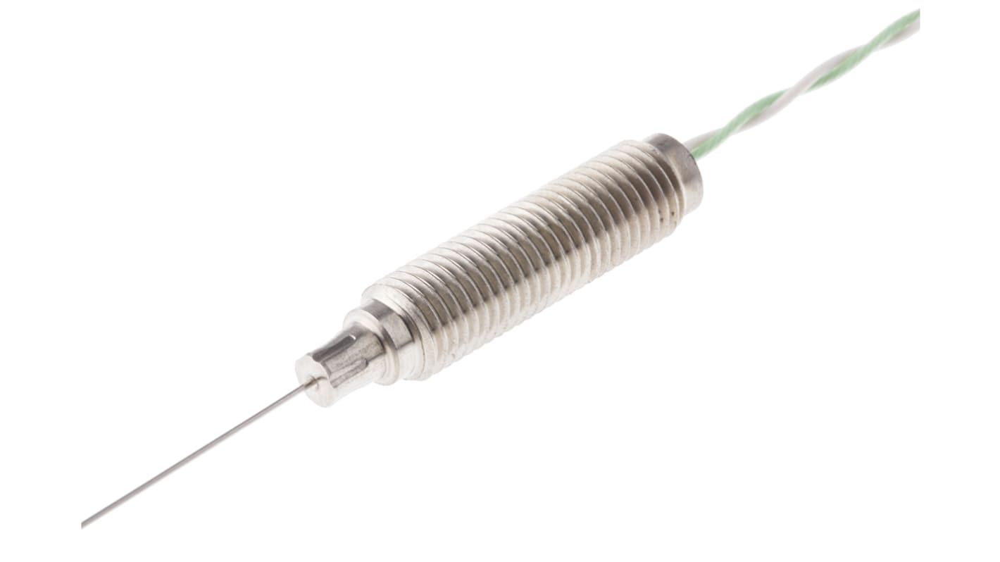 RS PRO Type K Mineral Insulated Thermocouple 150mm Length, 0.5mm Diameter → +750°C