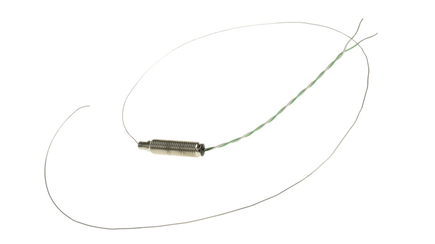 Thermocouple à isolation minérale RS PRO type K Ø 0.5mm, L 500mm, +750°C max à Raccord dénudé