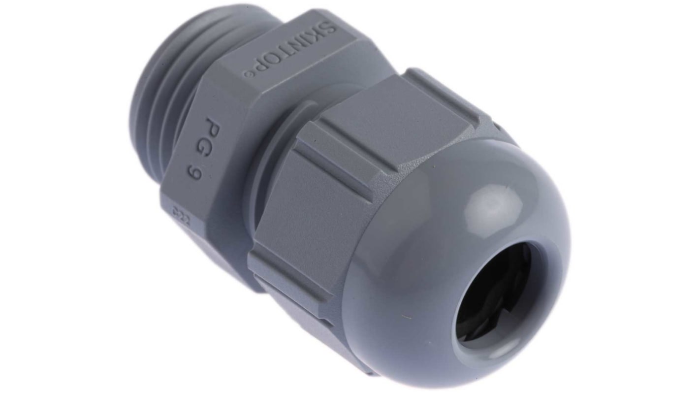 Lapp SKINTOP Series Grey Polyamide Cable Gland, PG9 Thread, 3.5mm Min, 8mm Max, IP68