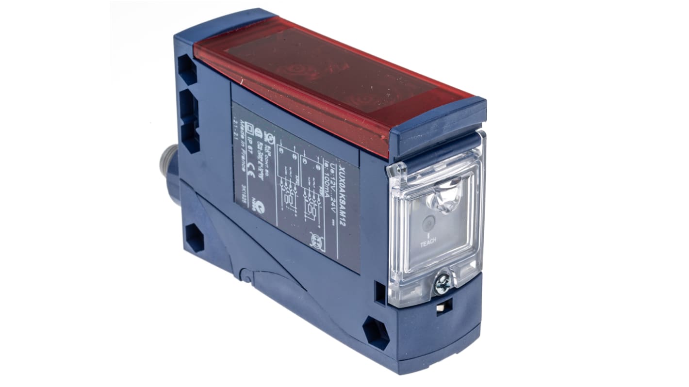 Telemecanique Sensors Multimode Photoelectric Sensor, Block Sensor, 1.3 m, 2 m, 11 m, 40 m Detection Range