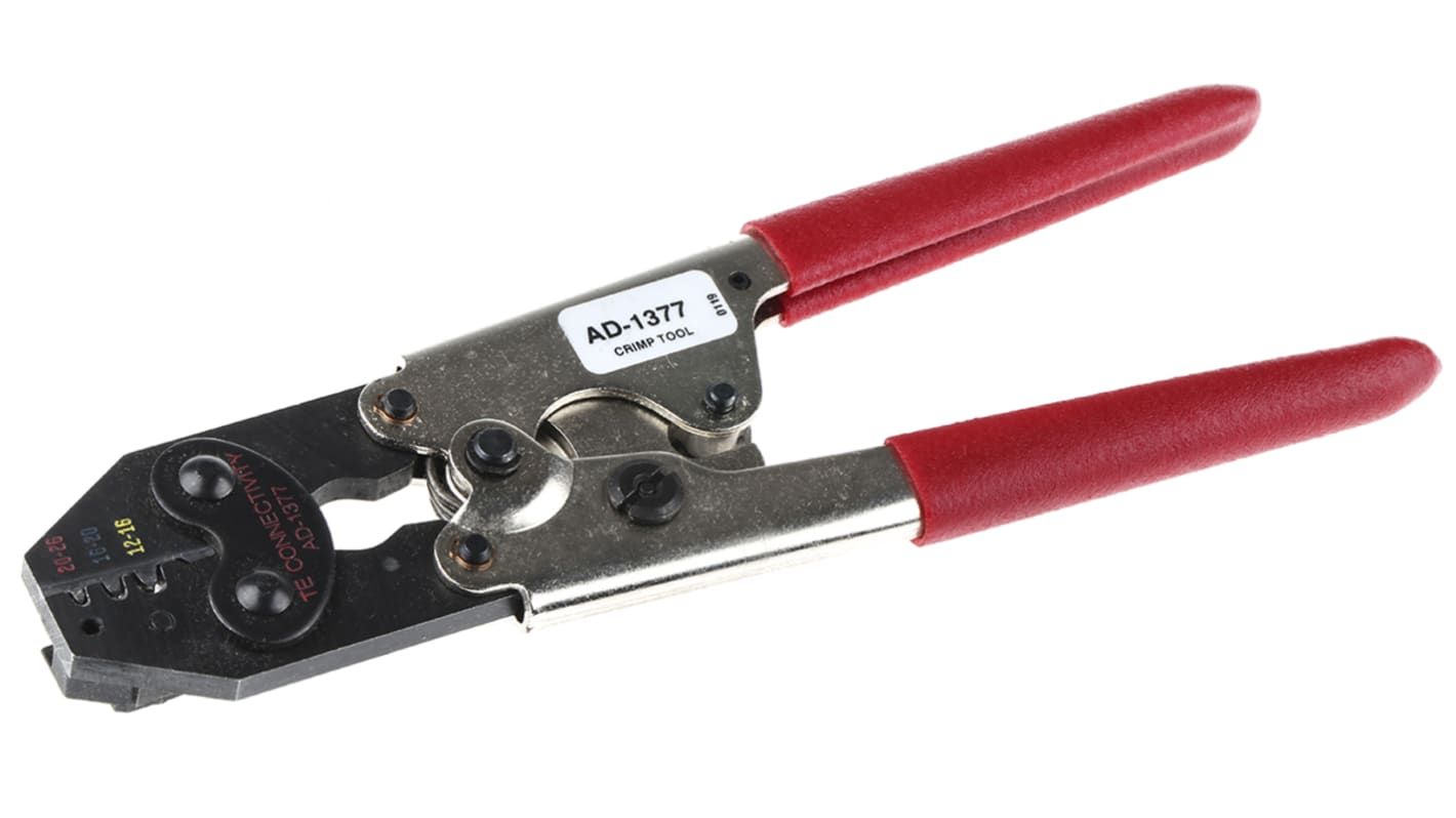 TE Connectivity AD Hand Ratcheting Crimp Tool for MiniSeal Splices, 0.15 3.37mm² Wire