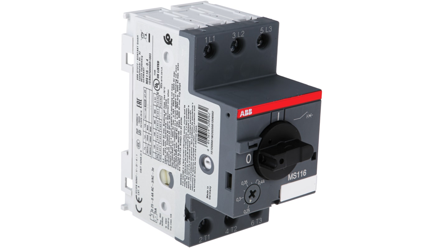 1SAM250000R1003 MS116-0.4 | ABB Motor Protection Circuit Breaker | RS