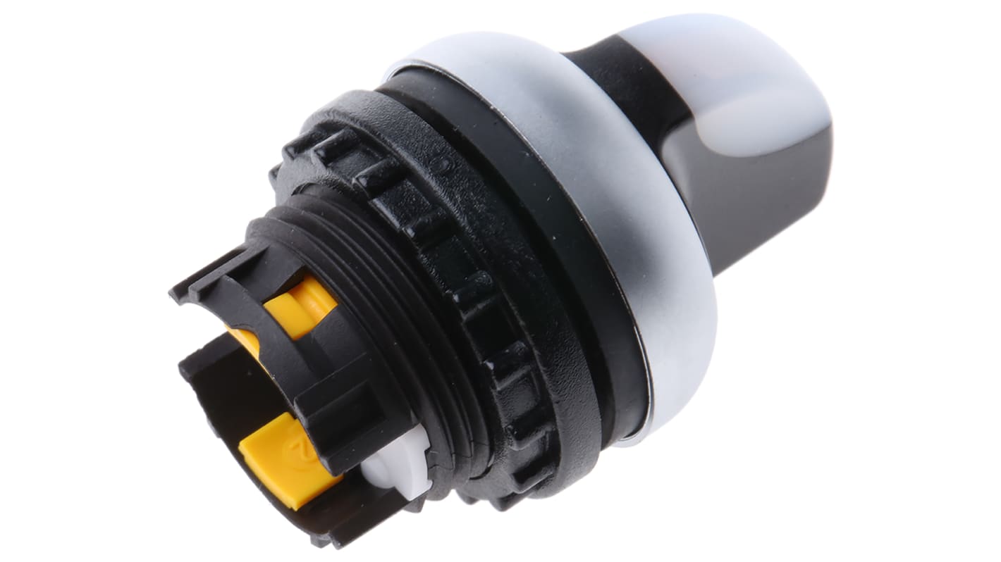 Eaton RMQ Titan Series 3 Position Selector Switch Head, 22mm Cutout, White Handle
