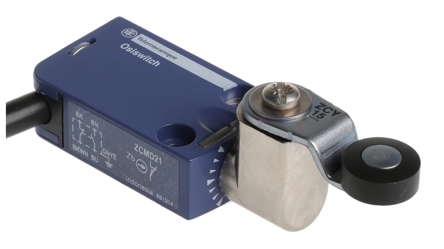 Telemecanique Sensors OsiSense XC Series Lever Limit Switch, NO/NC, IP66, IP67, IP68, DP, Zinc Alloy Housing, 240V ac