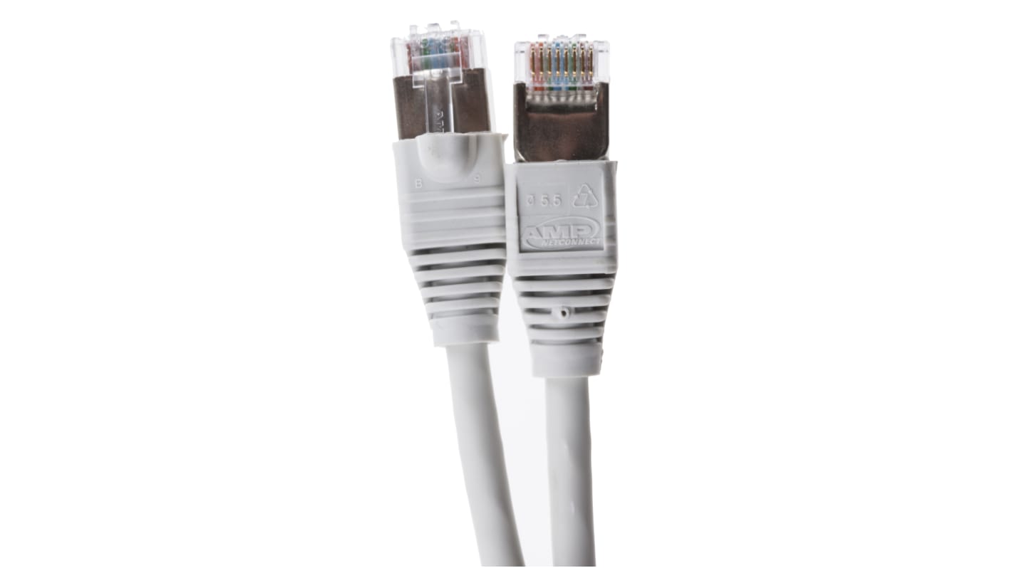 COMMSCOPE Cat6 Cable, U/UTP, Grey LSZH Sheath, 3m