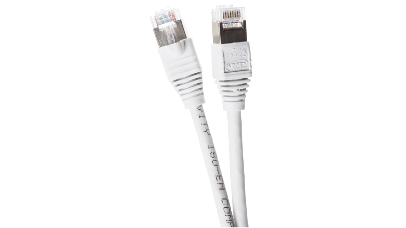 COMMSCOPE Cat.6 Netzwerkkabel, 10m, Grau Patchkabel U/UTP, LSZH