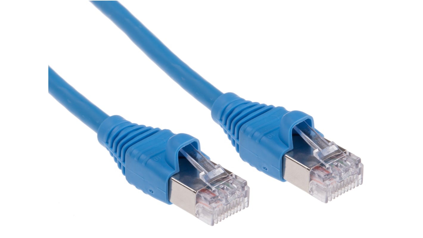 COMMSCOPE Cat6 Cable, U/UTP, Blue LSZH Sheath, 3m