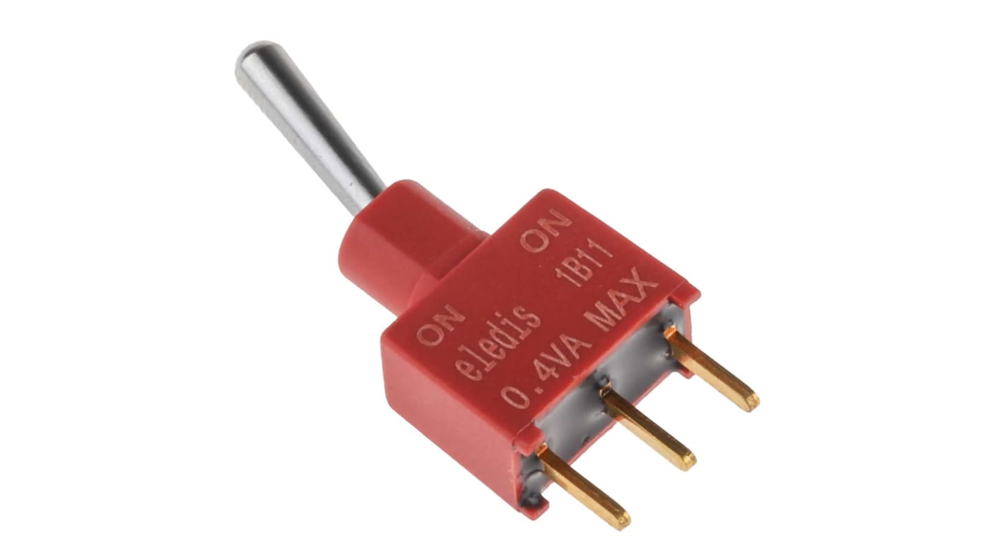 RS PRO Toggle Switch, PCB Mount, OnOn, SPDT, Through Hole Terminal RS