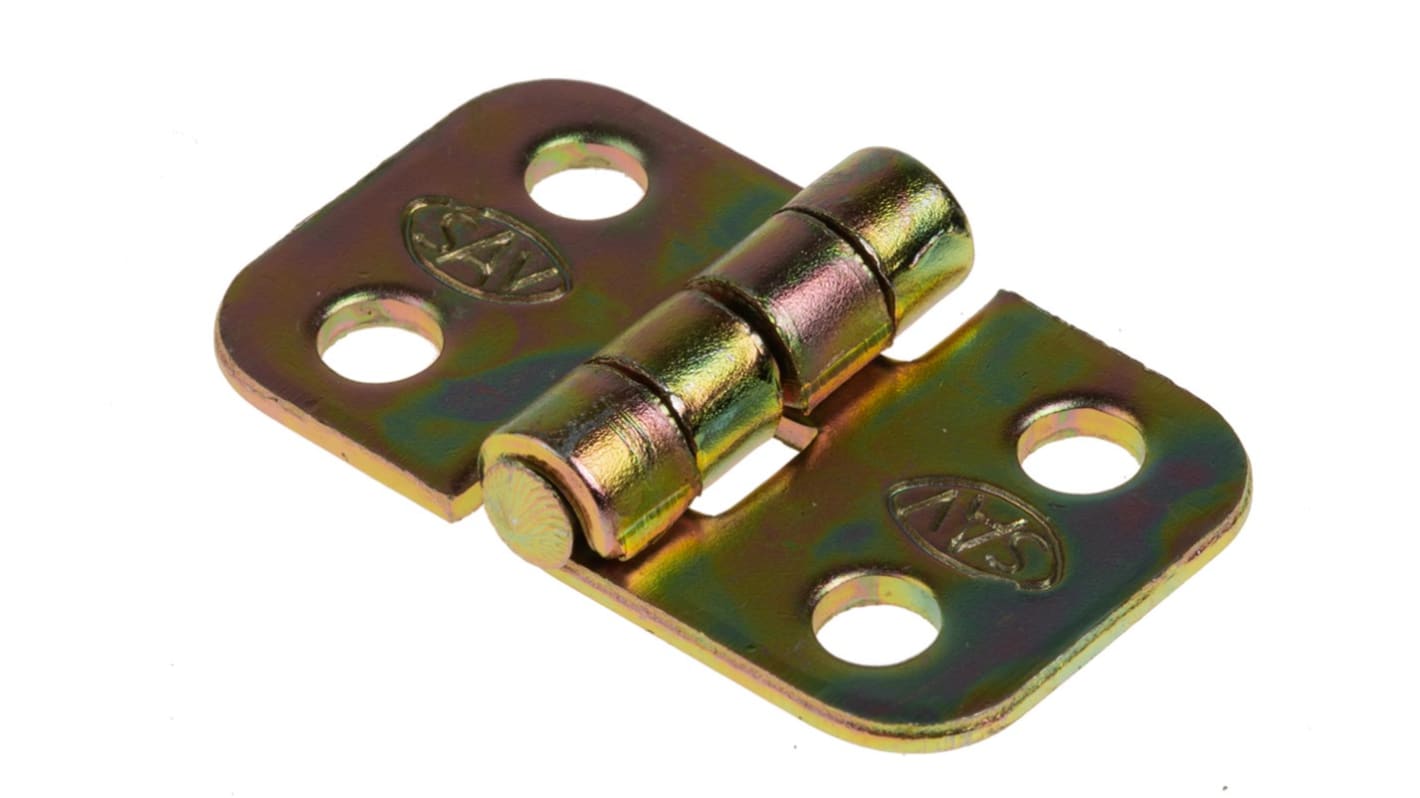 Savigny Steel Butt Hinge, Screw Fixing, 20mm x 34mm x 1.5mm