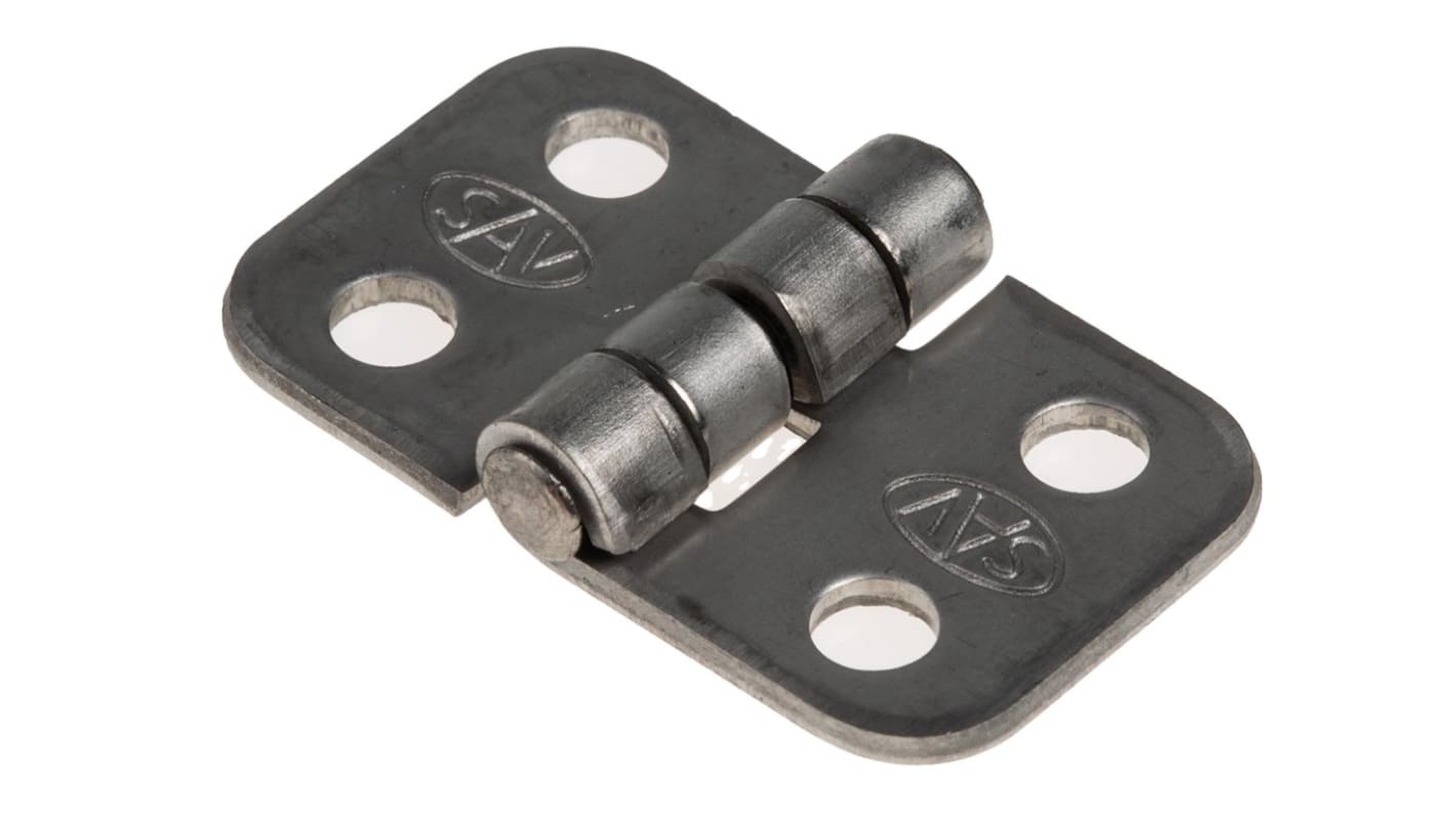 Savigny Stainless Steel Butt Hinge, Screw Fixing, 20mm x 34mm x 1.5mm