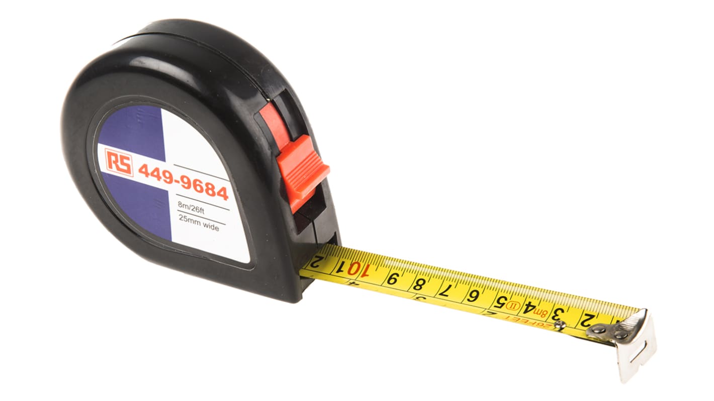 RS PRO 8m Tape Measure