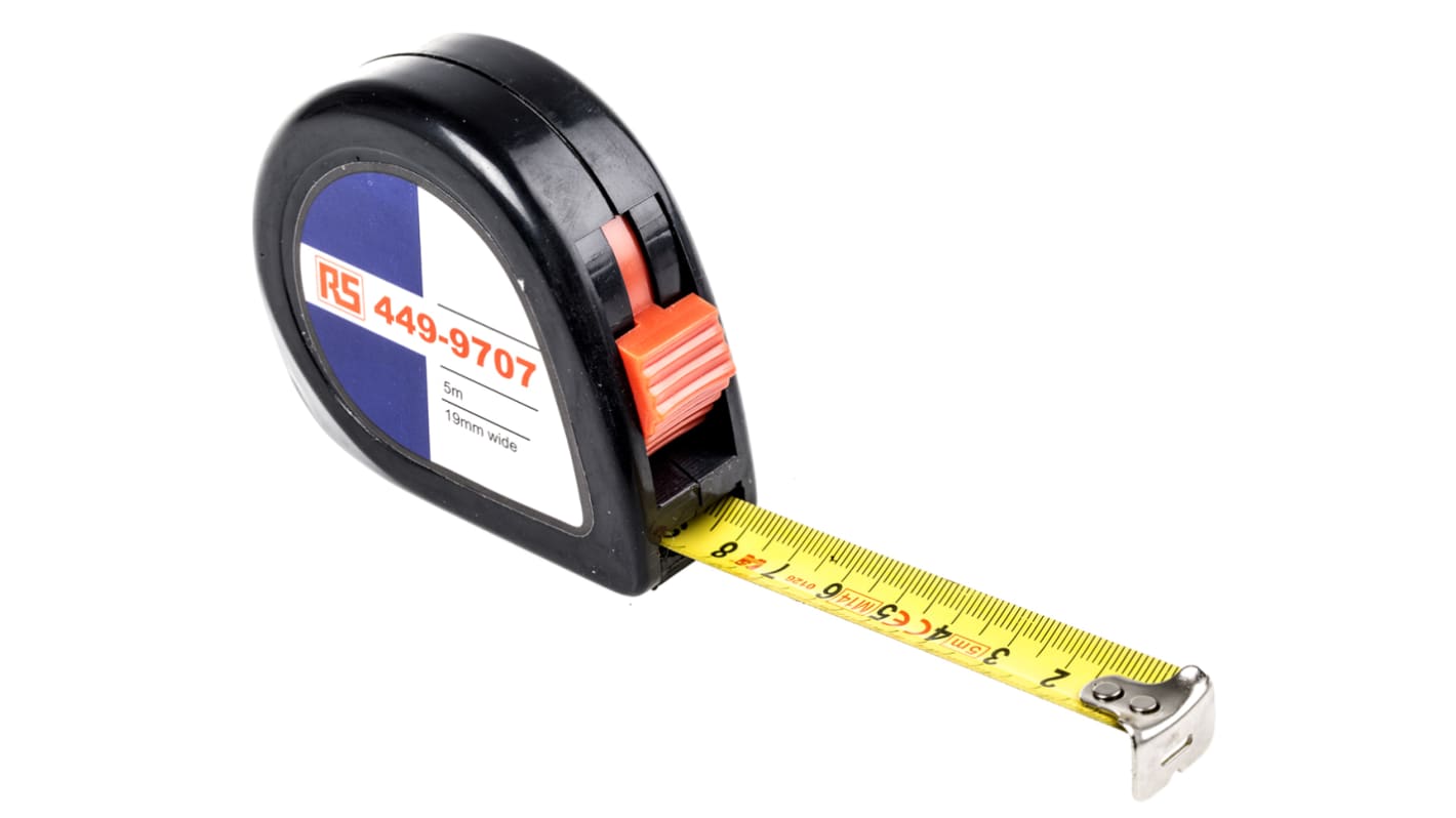 RS PRO 5m Tape Measure, Metric