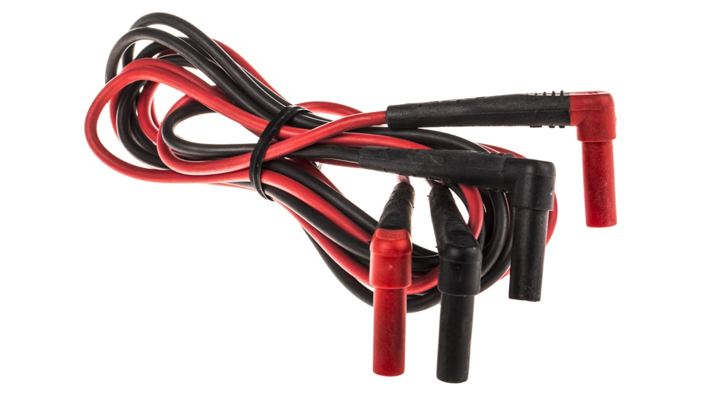 Fluke TL222 Silicone Test Lead Set, CAT III, CAT IV, 10A RS