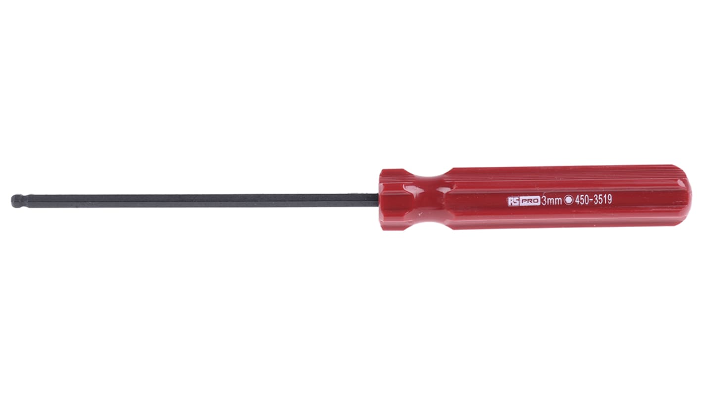 RS PRO Ball End Hexagon Screwdriver