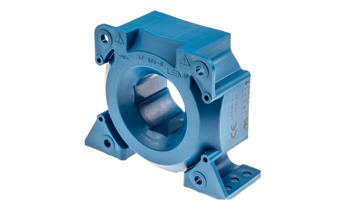 LEM áramátalakító, -40°C → +70°C, 800A bemeneti, 800:1 100 mA rms kimeneti