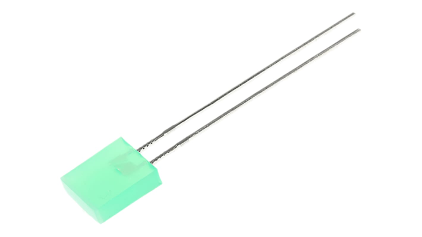 Kingbright2.5 V Green LED Rectangular Through Hole, L-153GDT