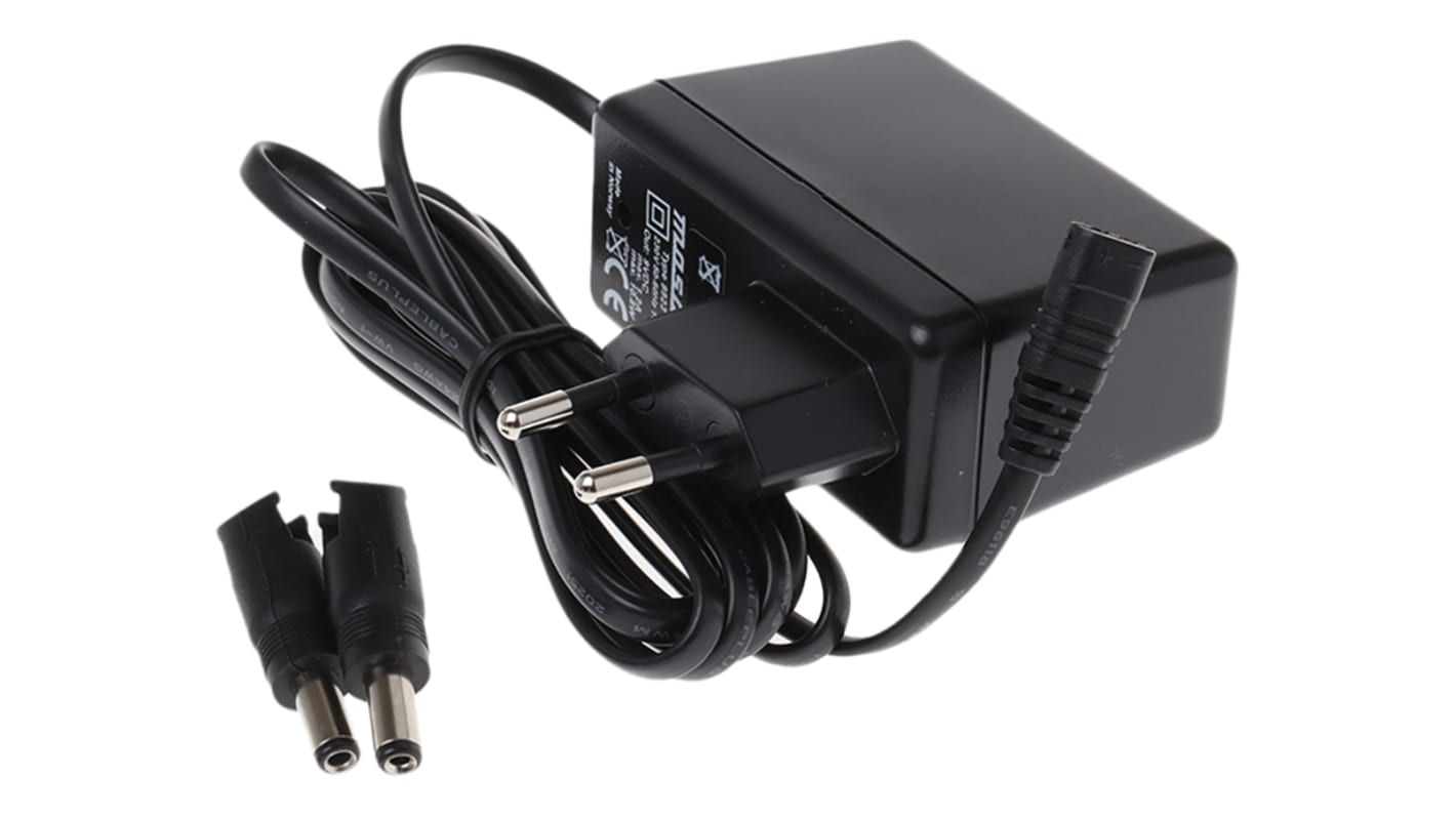 Mascot 10.8W Plug-In AC/DC Adapter 9V dc Output, 1.2A Output