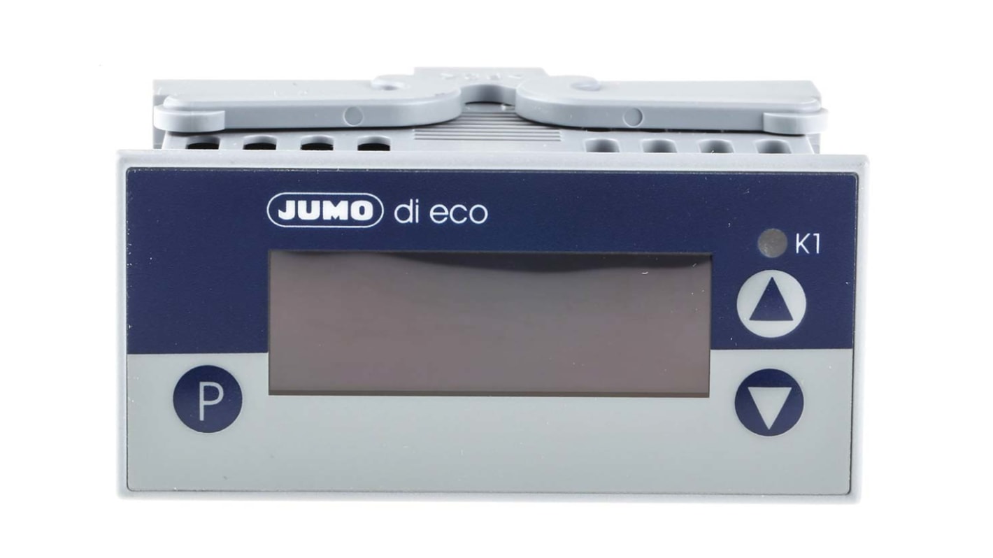 Indicateur numérique multifonction Jumo, di eco, LCD, 3 digits 13 mm