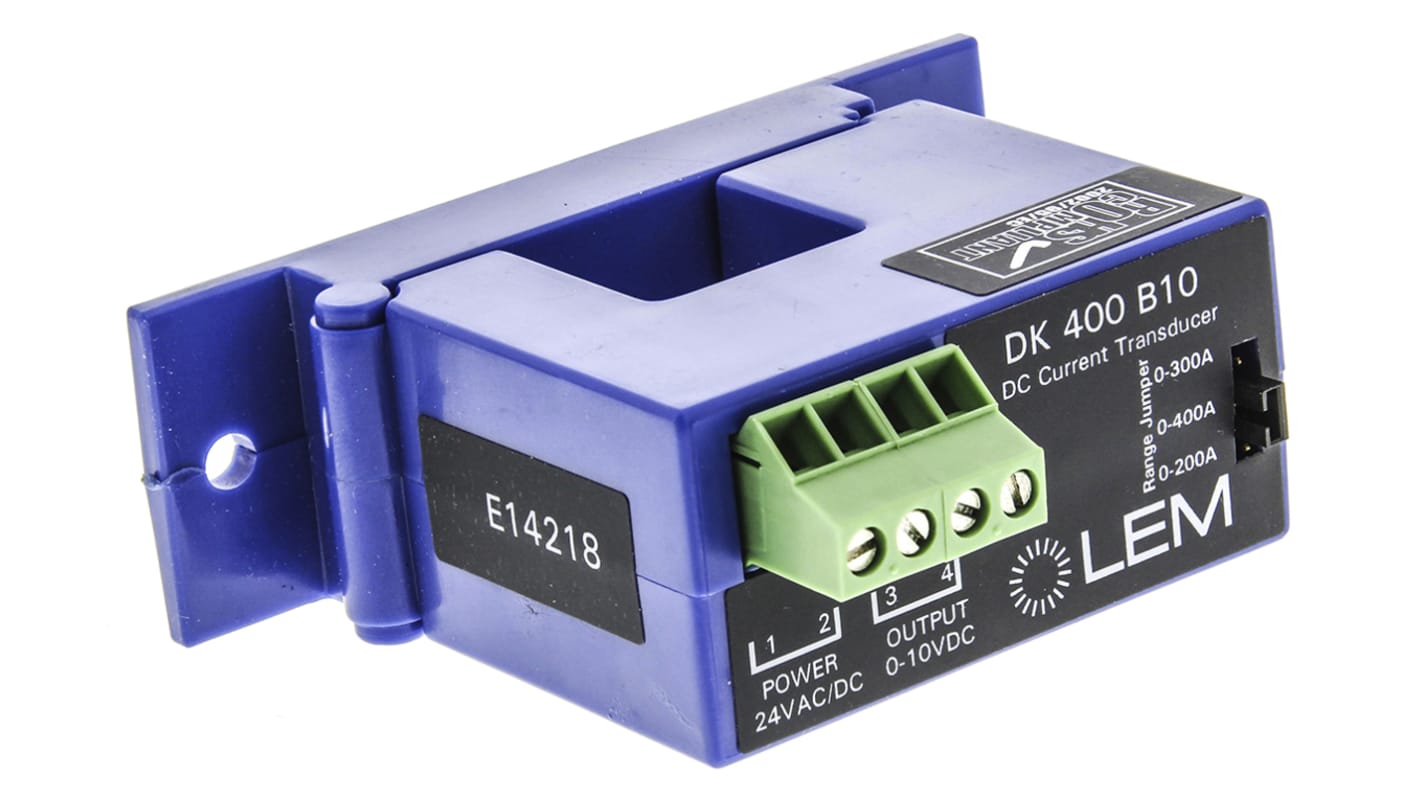 DK 400 B10 LEM DK Series Current Transformer, 400A Input, 4001, 21