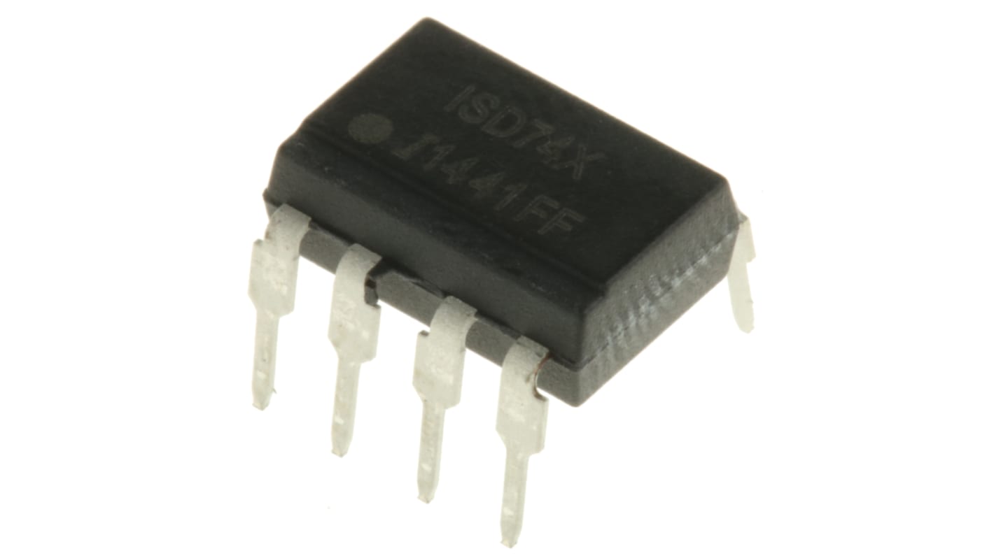 Fotoaccoppiatore Isocom, 2 canali, Montaggio con foro passante, uscita Fototransistor 12.5%, 8 Pin