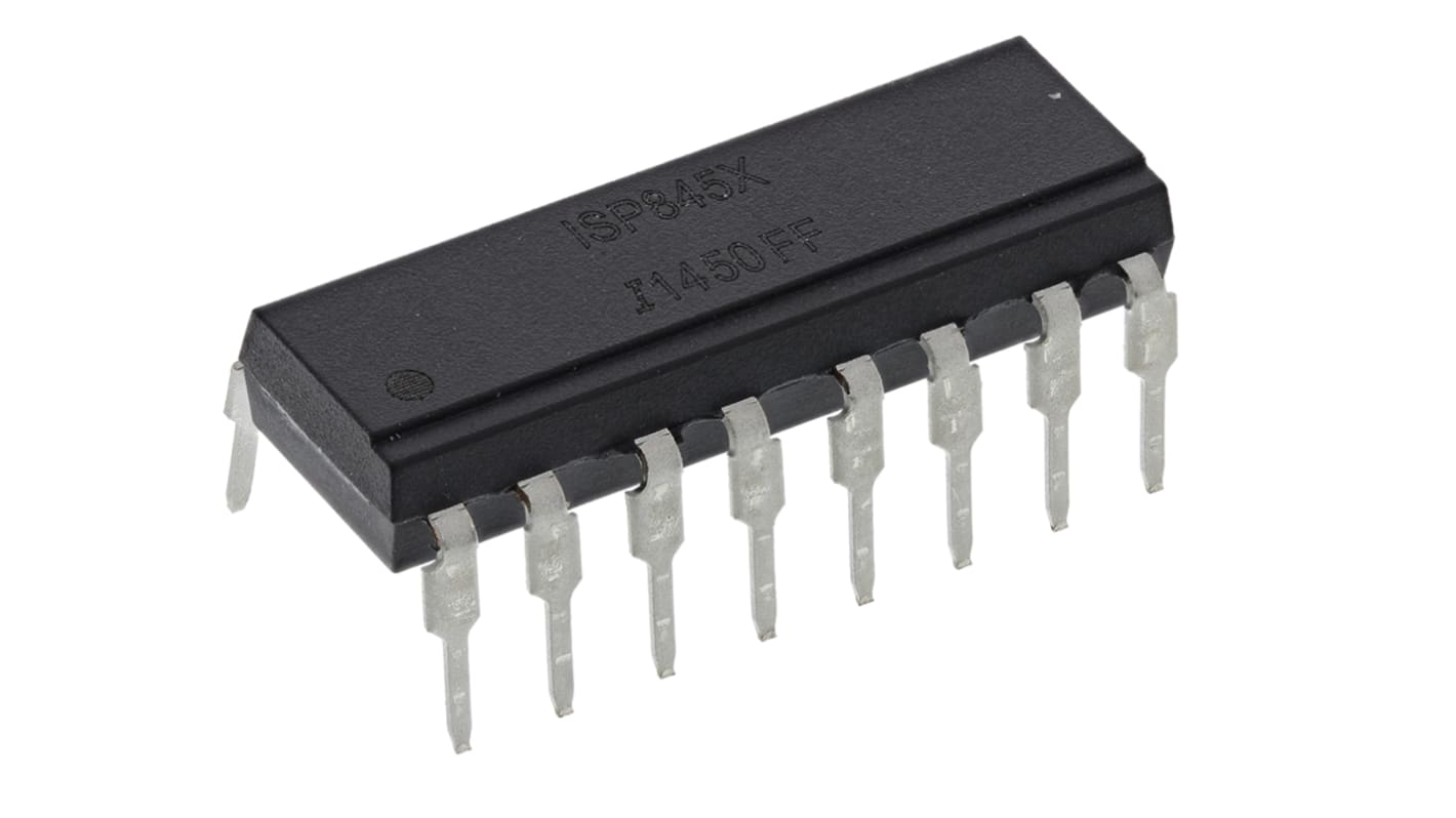 Isocom THT Quad Optokoppler DC-In / Darlington-Out, 16-Pin PDIP, Isolation 5,3 kV eff